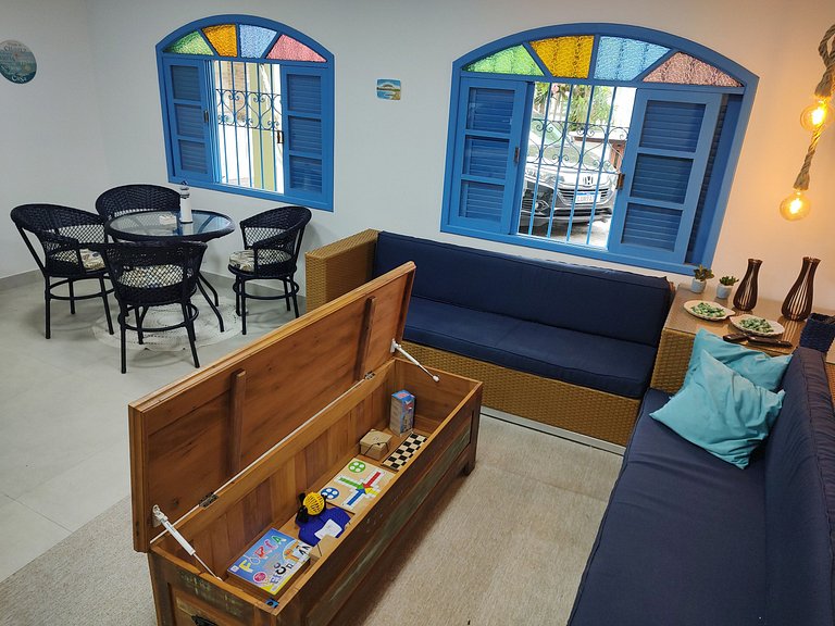 Casa na Praia: Ideal pra Famílias