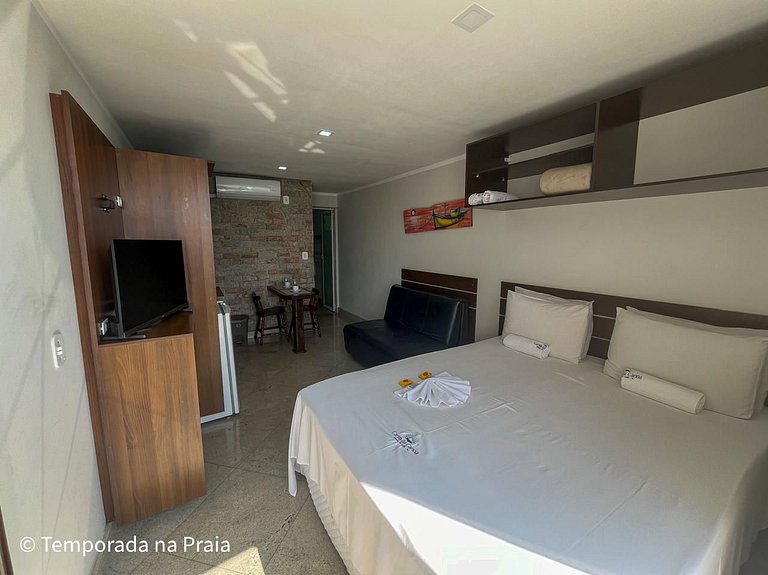 Luxuoso com Vista Incrível Refúgio Pé na Areia