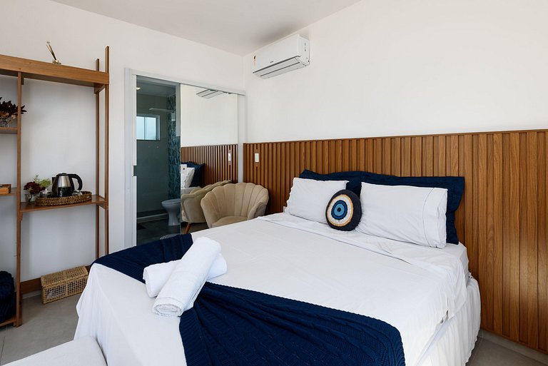 Um charme! Suíte com vista para o mar - Suíte VIP