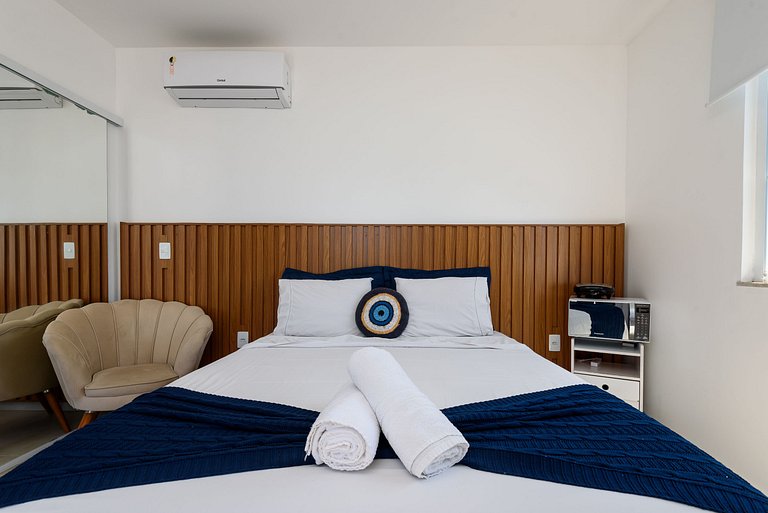 Um charme! Suíte com vista para o mar - Suíte VIP