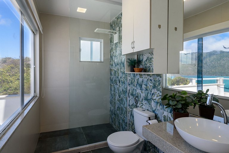 Um charme! Suíte com vista para o mar - Suíte VIP