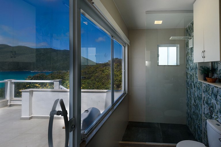 Um charme! Suíte com vista para o mar - Suíte VIP