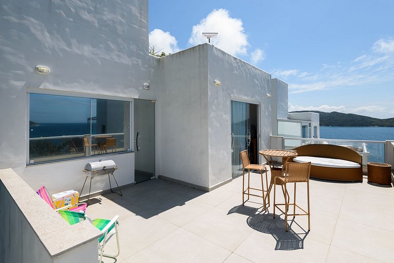 Um charme! Suíte com vista para o mar - Suíte VIP