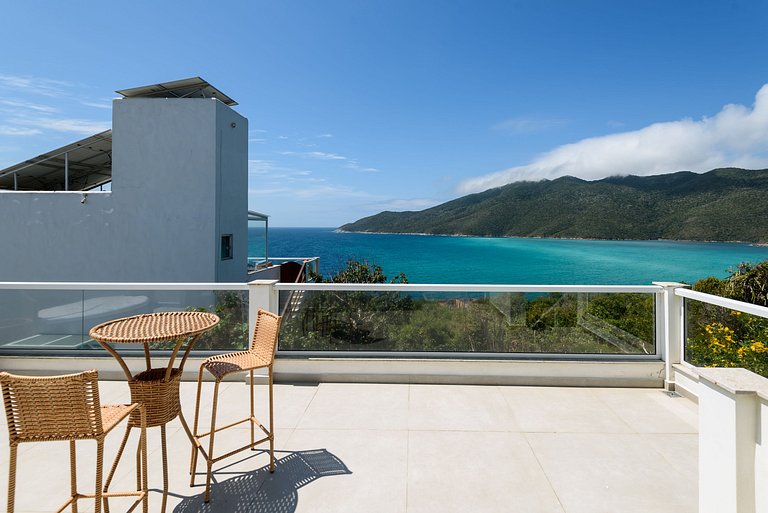 Um charme! Suíte com vista para o mar - Suíte VIP