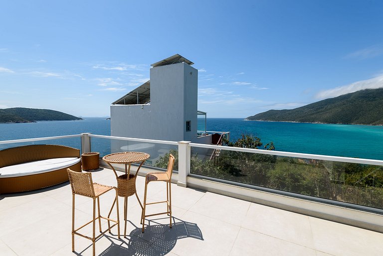 Um charme! Suíte com vista para o mar - Suíte VIP