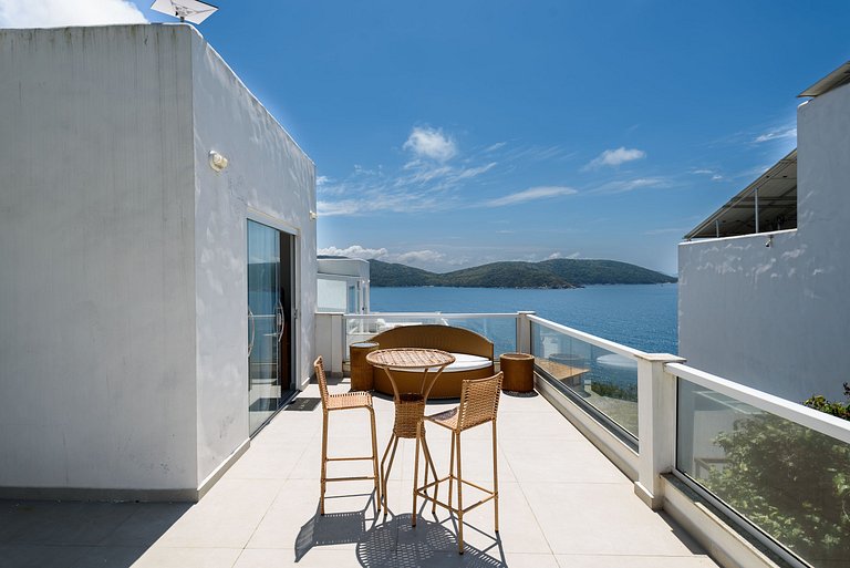 Um Charme! Suíte com vista Mar _ Suíte ViP