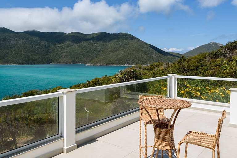 Um charme! Suíte com vista para o mar - Suíte VIP