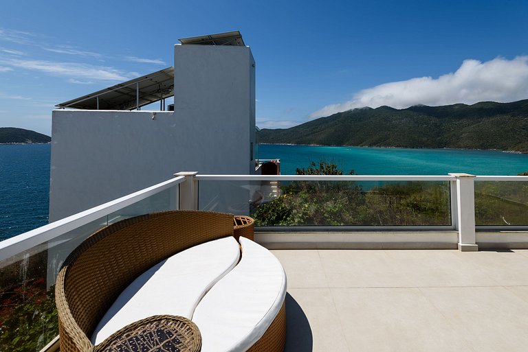 Um charme! Suíte com vista para o mar - Suíte VIP