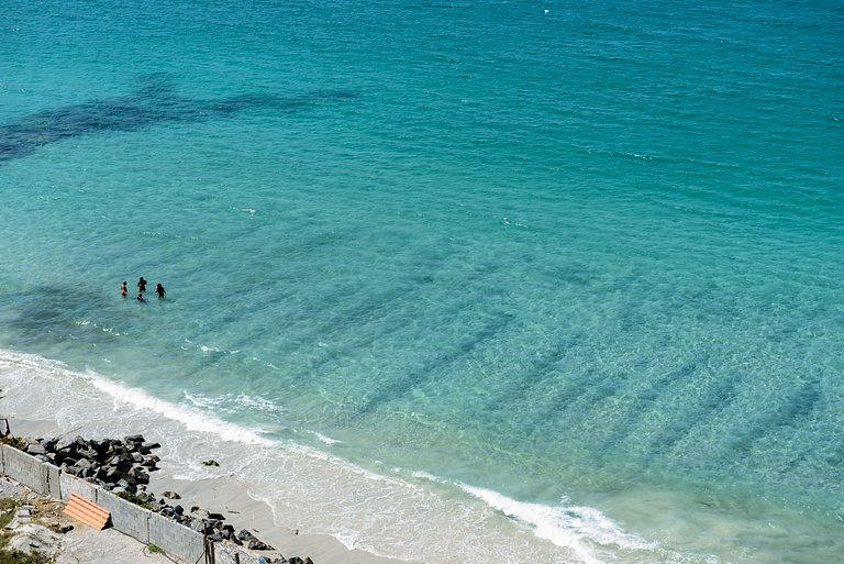 Amor e Mar: Pé na Areia Vista Espetacular
