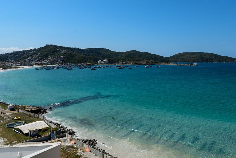 Luxuoso com Vista Incrível Refúgio Pé na Areia