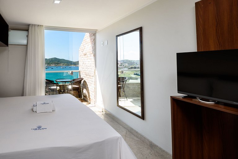 Luxuoso com Vista Incrível Refúgio Pé na Areia