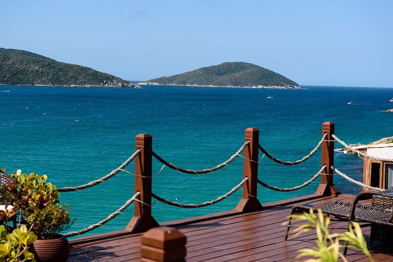 Amor e Mar: Pé na Areia Vista Espetacular