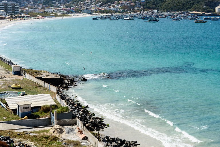 Amor e Mar: Pé na Areia Vista Espetacular
