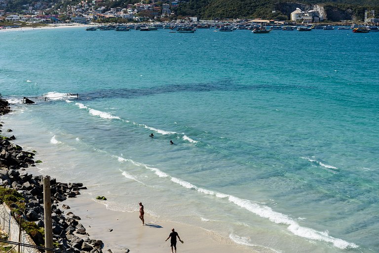 Amor e Mar: Pé na Areia Vista Espetacular