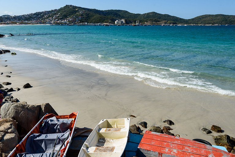 Luxuoso com Vista Incrível Refúgio Pé na Areia