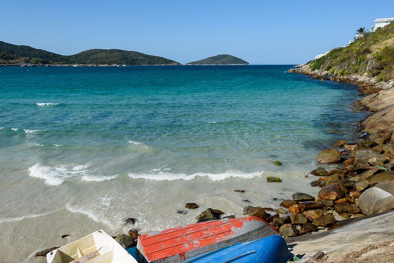 Amor e Mar: Pé na Areia Vista Espetacular