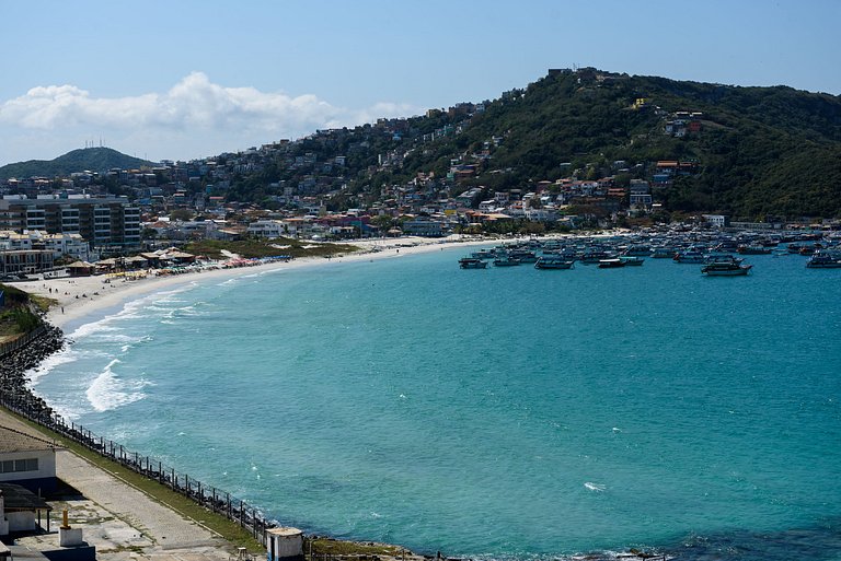 Luxuoso com Vista Incrível Refúgio Pé na Areia