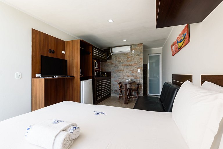 Luxuoso com Vista Incrível Refúgio Pé na Areia