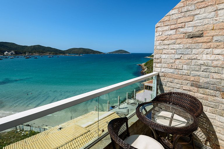 Luxo à beira-mar com vista incrível - FLAT5