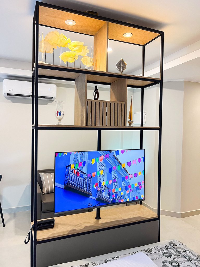 Flat elegante com varanda - 201 Villa Noah