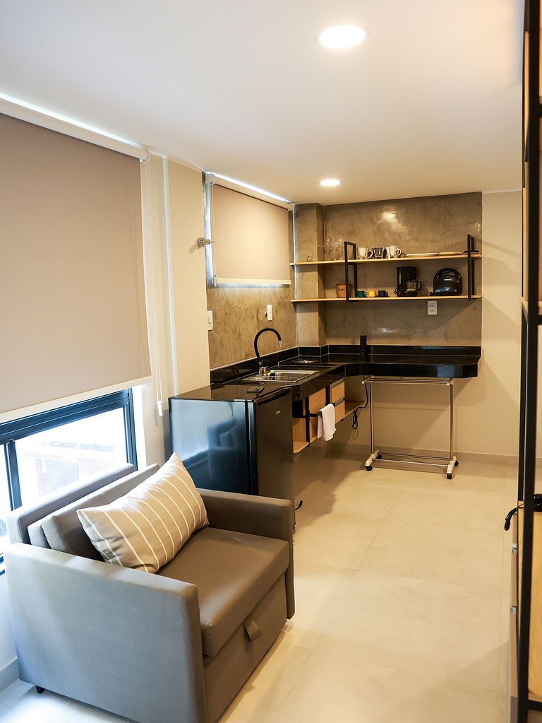 Flat moderno próximo à praia - 202 Villa Noah