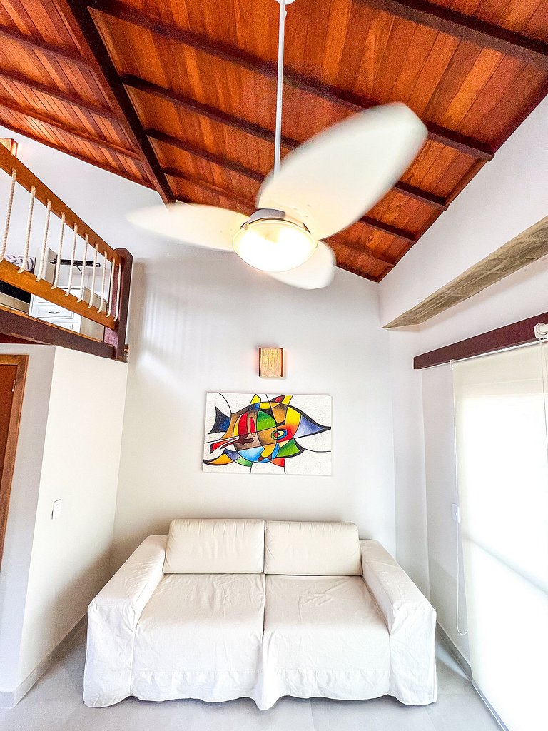 Flat Moderno com Mezanino - 301 Villa Noah