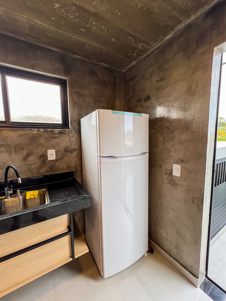 Flat Moderno com Mezanino - 301 Villa Noah