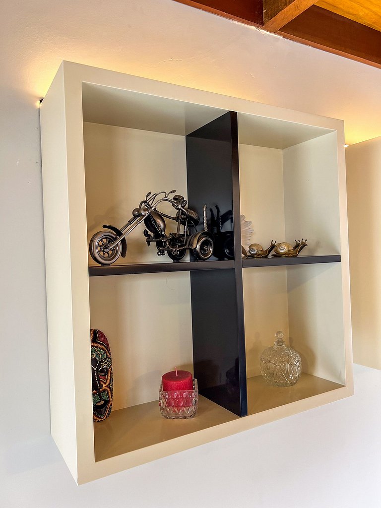 Flat Moderno com Mezanino - 301 Villa Noah